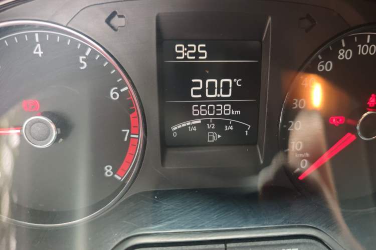 Used Volkswagen Polo 2018 1.5L Manual Drive-Comfort Model Odometer Close Up