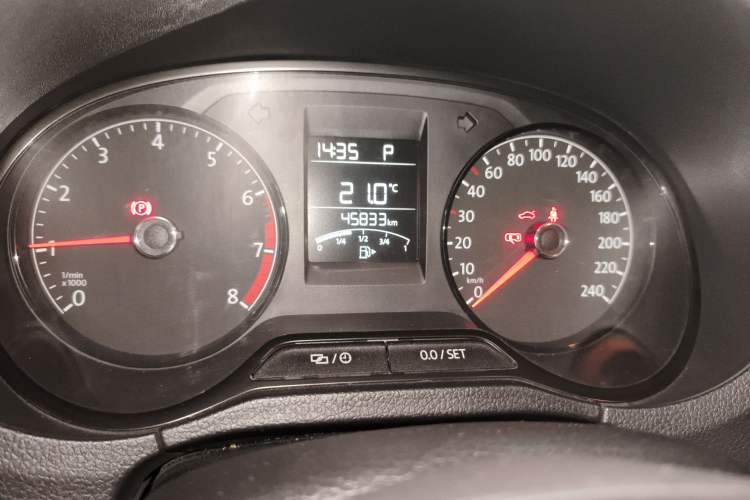 Used Volkswagen Polo 2018 1.5L Automatic Advanced Driving Model Odometer Close Up
