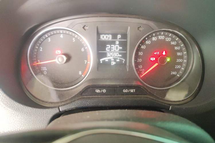Used Volkswagen Polo 2018 1.5L Automatic Enjoyment Model Odometer Close Up