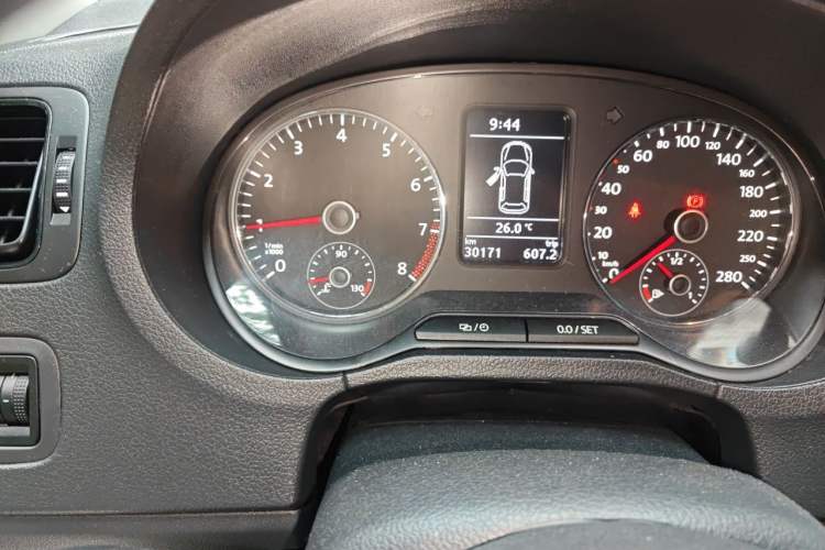 Used Volkswagen Polo 2018 1.5L Manual Drive-Comfort Model Odometer Close Up