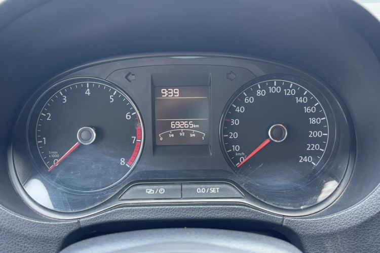 Used Volkswagen Polo 2018 1.5L Automatic Advanced Driving Model Odometer Close Up