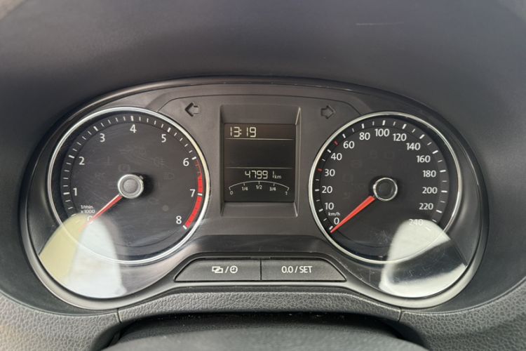 Used Volkswagen Polo 2018 1.5L Automatic Enjoyment Model Odometer Close Up