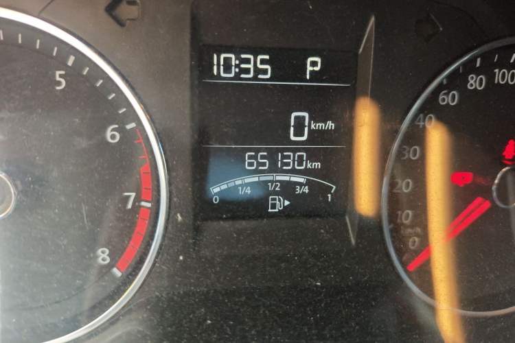 Used Volkswagen Polo 2018 1.5L Automatic Enjoyment Model Odometer Close Up