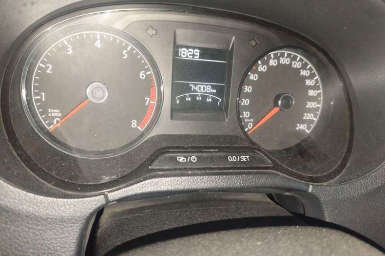 Used Volkswagen Polo 2018 1.5L Automatic Advanced Driving Model Odometer Close Up