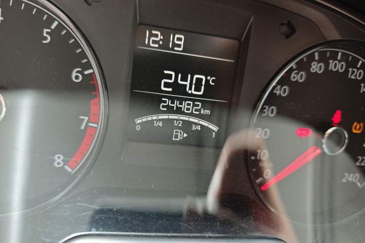Used Volkswagen Polo 2018 1.5L Manual Drive-Comfort Model Odometer Close Up