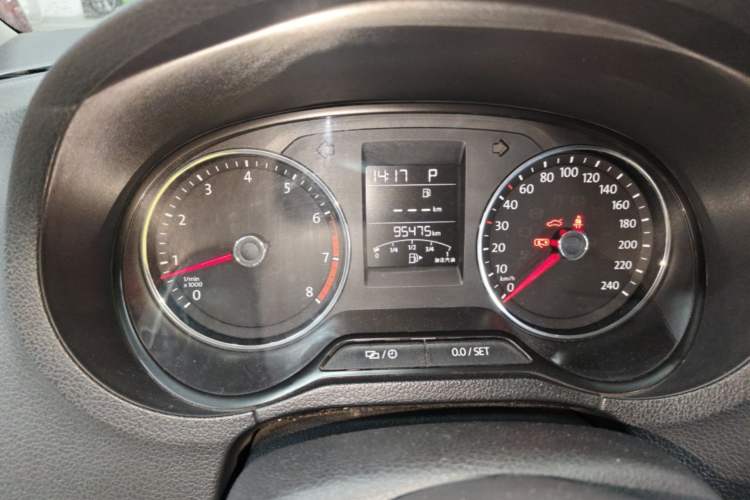 Used Volkswagen Polo 2018 1.5L Automatic Enjoyment Model Odometer Close Up