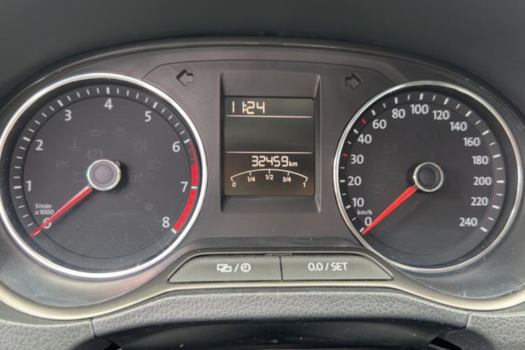Used Volkswagen Polo 2018 1.5L Automatic Enjoyment Model Odometer Close Up