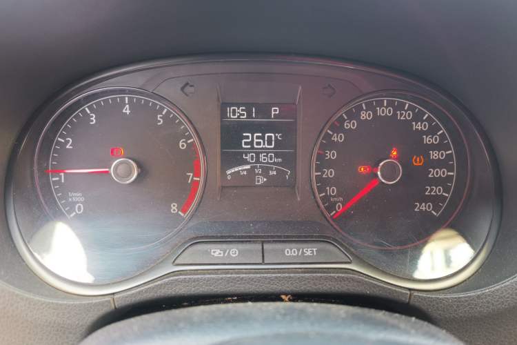 Used Volkswagen Polo 2018 1.5L Automatic Advanced Driving Model Odometer Close Up