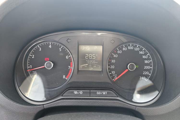 Used Volkswagen Polo 2018 1.5L Automatic Advanced Driving Model Odometer Close Up