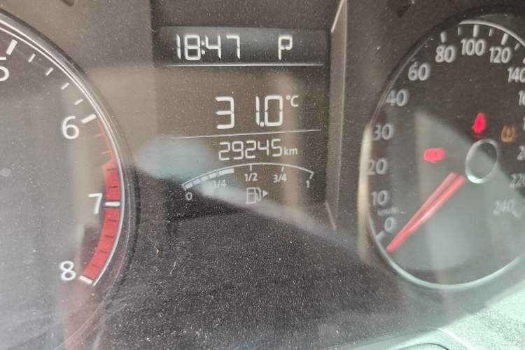 Used Volkswagen Polo 2018 1.5L Automatic Advanced Driving Model Odometer Close Up