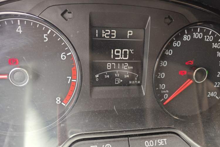 Used Volkswagen Polo 2018 1.5L Automatic Advanced Driving Model Odometer Close Up
