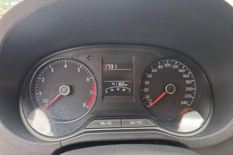 Used Volkswagen Polo 2018 1.5L Automatic Advanced Driving Model Odometer Close Up