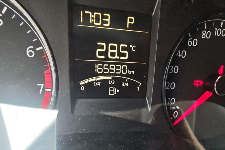 Used Volkswagen Polo 2018 1.5L Automatic Advanced Driving Model Odometer Close Up