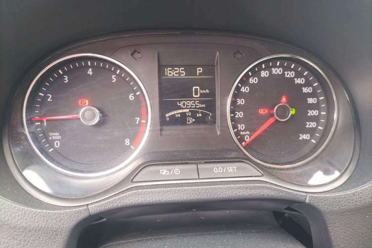 Used Volkswagen Polo 2018 1.5L Automatic Enjoyment Model Odometer Close Up