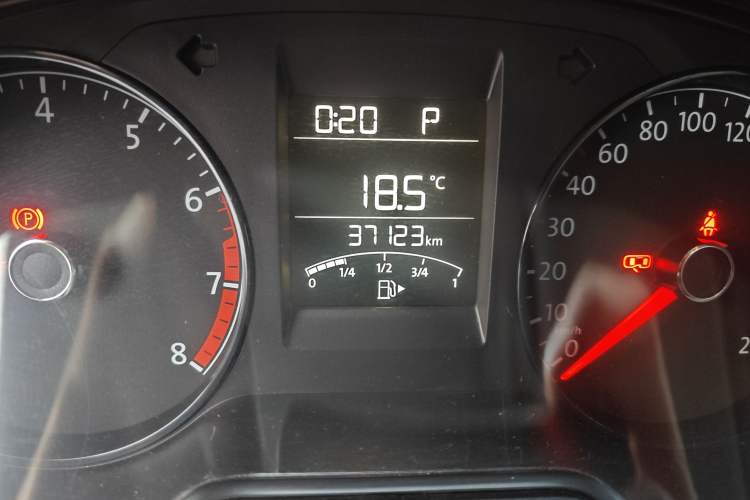 Used Volkswagen Polo 2018 1.5L Automatic Advanced Driving Model Odometer Close Up