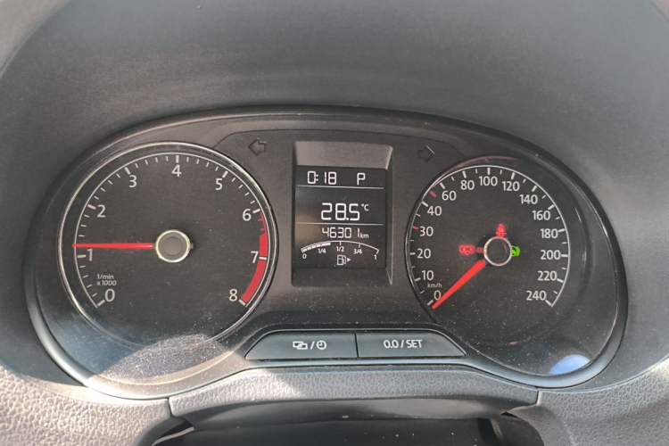Used Volkswagen Polo 2018 1.5L Automatic Advanced Driving Model Odometer Close Up