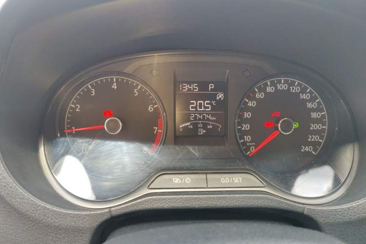 Used Volkswagen Polo 2018 1.5L Automatic Advanced Driving Model Odometer Close Up