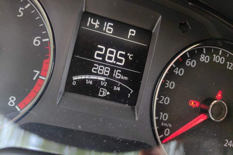 Used Volkswagen Polo 2018 1.5L Automatic Advanced Driving Model Odometer Close Up
