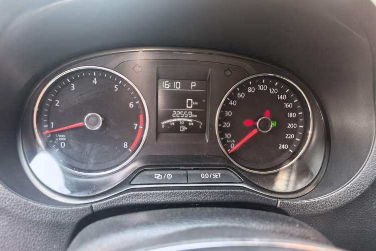 Used Volkswagen Polo 2018 1.5L Automatic Enjoyment Model Odometer Close Up