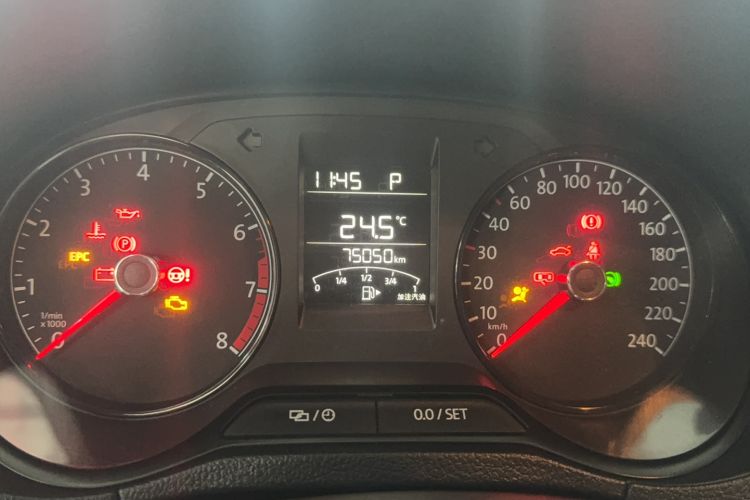 Used Volkswagen Polo 2018 1.5L Automatic Advanced Driving Model Odometer Close Up