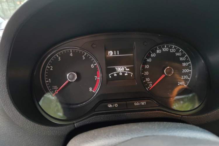 Used Volkswagen Polo 2018 1.5L Automatic Advanced Driving Model Odometer Close Up