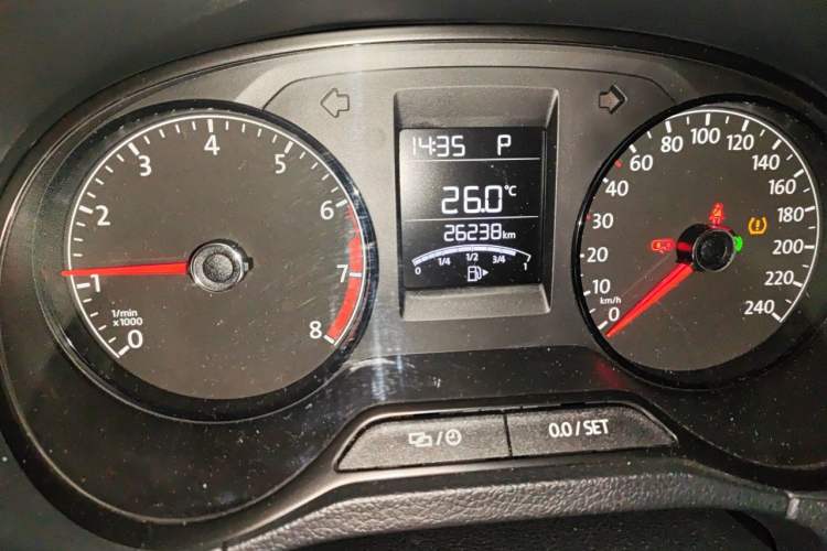 Used Volkswagen Polo 2018 1.5L Automatic Advanced Driving Model Odometer Close Up