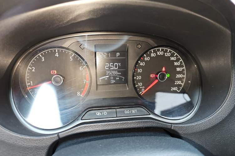 Used Volkswagen Polo 2018 1.5L Automatic Advanced Driving Model Odometer Close Up