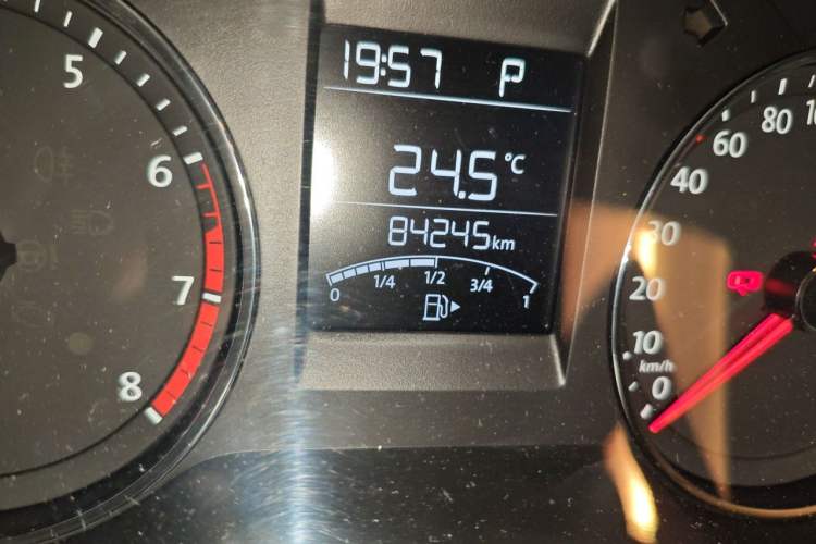 Used Volkswagen Polo 2018 1.5L Automatic Enjoyment Model Odometer Close Up