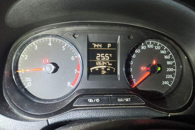 Used Volkswagen Polo 2018 1.5L Automatic Advanced Driving Model Odometer Close Up