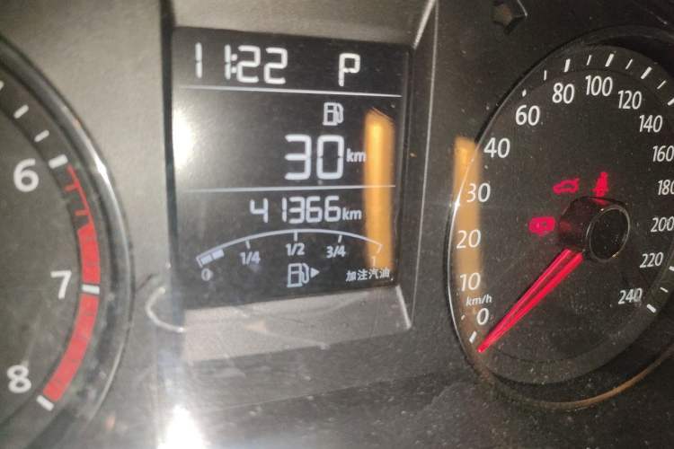 Used Volkswagen Polo 2018 1.5L Automatic Enjoyment Model Odometer Close Up
