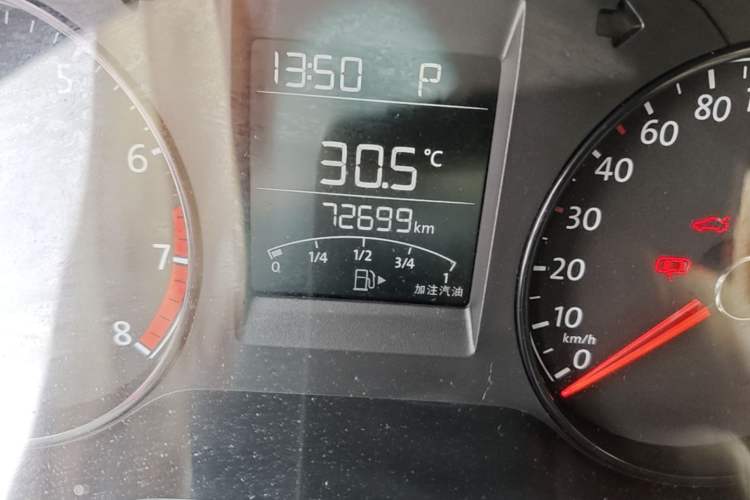 Used Volkswagen Polo 2018 1.5L Automatic Advanced Driving Model Odometer Close Up