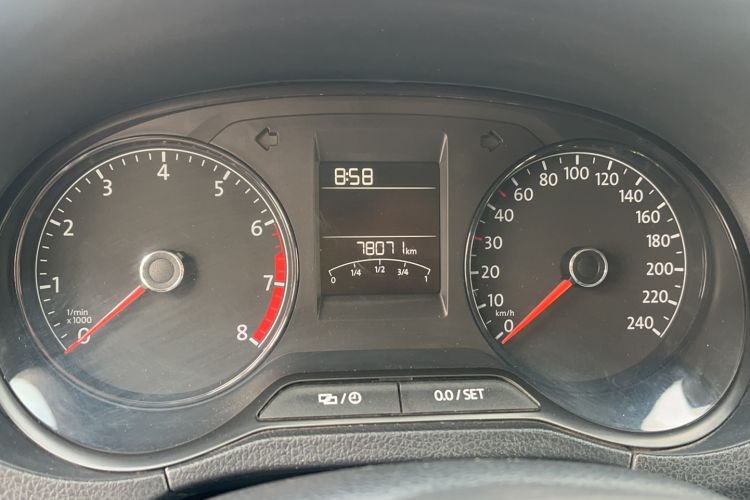 Used Volkswagen Polo 2018 1.5L Manual Drive-Comfort Model Odometer Close Up