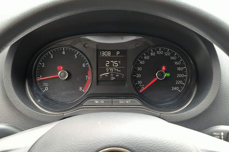Used Volkswagen Polo 2018 1.5L Automatic Advanced Driving Model Odometer Close Up