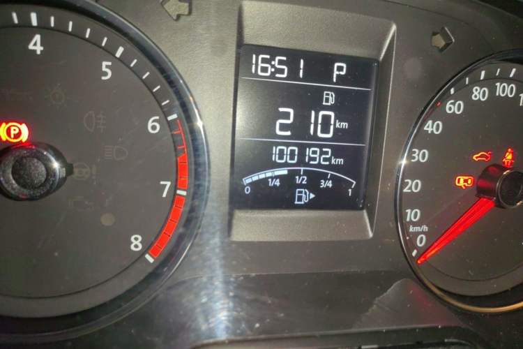 Used Volkswagen Polo 2018 1.5L Automatic Enjoyment Model Odometer Close Up