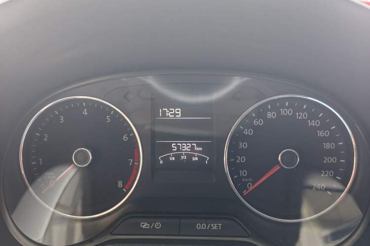 Used Volkswagen Polo 2018 1.5L Automatic Enjoyment Model Odometer Close Up