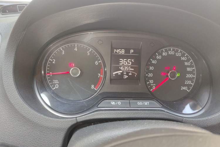 Used Volkswagen Polo 2018 1.5L Automatic Advanced Driving Model Odometer Close Up