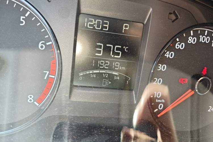 Used Volkswagen Polo 2018 1.5L Automatic Advanced Driving Model Odometer Close Up