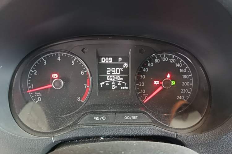 Used Volkswagen Polo 2018 1.5L Automatic Advanced Driving Model Odometer Close Up