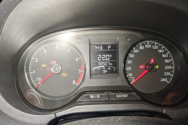 Used Volkswagen Polo 2018 1.5L Automatic Advanced Driving Model Odometer Close Up