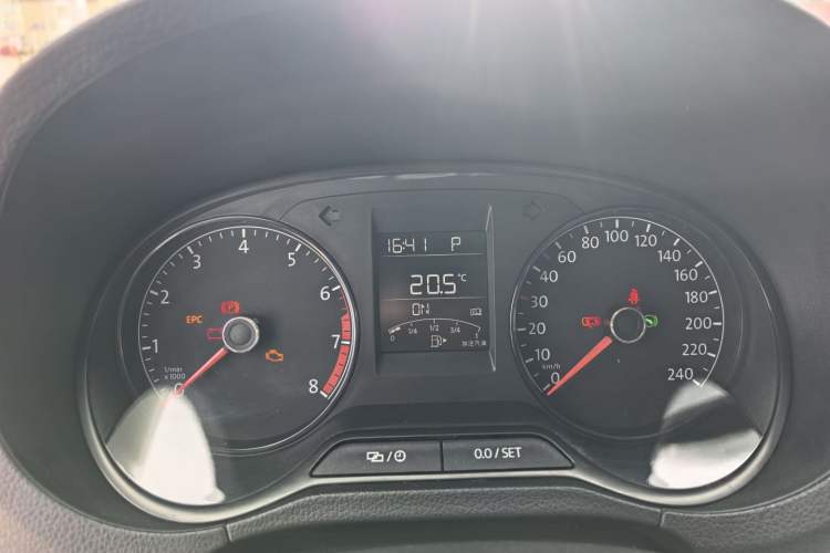 Used Volkswagen Polo 2018 1.5L Automatic Advanced Driving Model Odometer Close Up