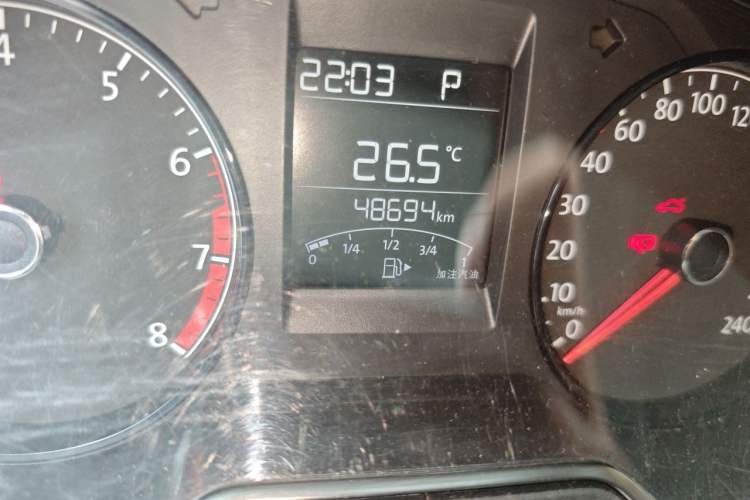 Used Volkswagen Polo 2018 1.5L Automatic Advanced Driving Model Odometer Close Up