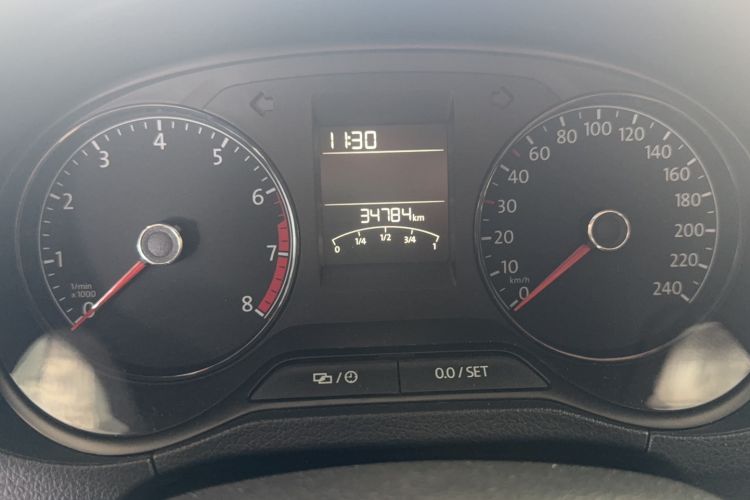 Used Volkswagen Polo 2018 1.5L Automatic Advanced Driving Model Odometer Close Up
