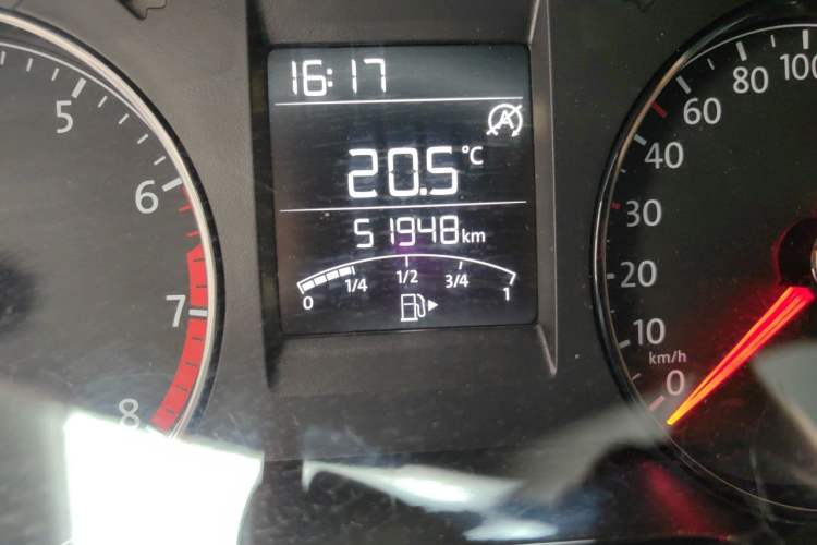 Used Volkswagen Polo 2018 1.5L Manual Drive-Comfort Model Odometer Close Up