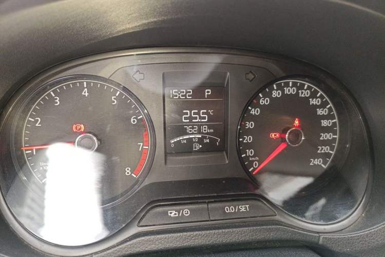 Used Volkswagen Polo 2018 1.5L Automatic Advanced Driving Model Odometer Close Up