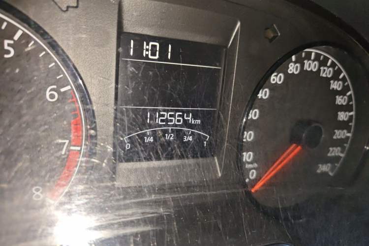 Used Volkswagen Polo 2018 1.5L Automatic Advanced Driving Model Odometer Close Up