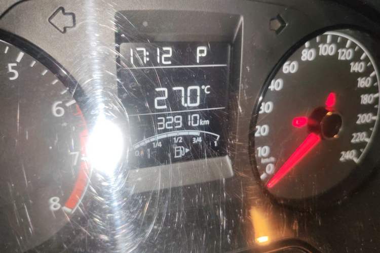 Used Volkswagen Polo 2018 1.5L Automatic Advanced Driving Model Odometer Close Up