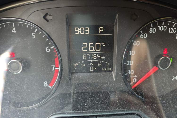 Used Volkswagen Polo 2018 1.5L Automatic Advanced Driving Model Odometer Close Up