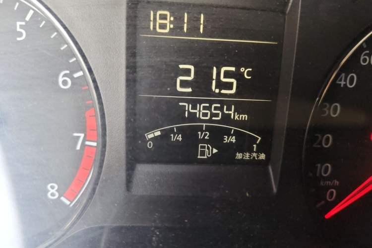 Used Volkswagen Polo 2018 1.5L Manual Drive-Comfort Model Odometer Close Up