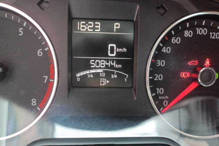 Used Volkswagen Polo 2018 1.5L Automatic Enjoyment Model Odometer Close Up