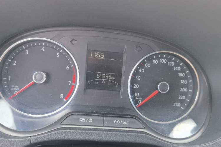 Used Volkswagen Polo 2018 1.5L Automatic Enjoyment Model Odometer Close Up